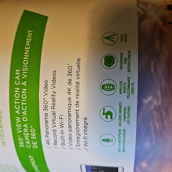 BNIB 360 degree view action camera - Picture 4 of 6